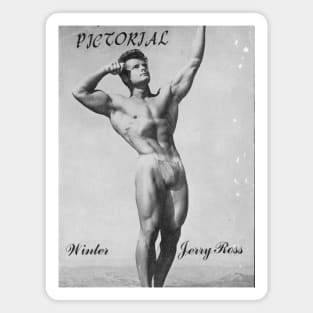 PHYSIQUE PICTORIAL - Vintage Physique Muscle Male Model Magazine Cover Magnet